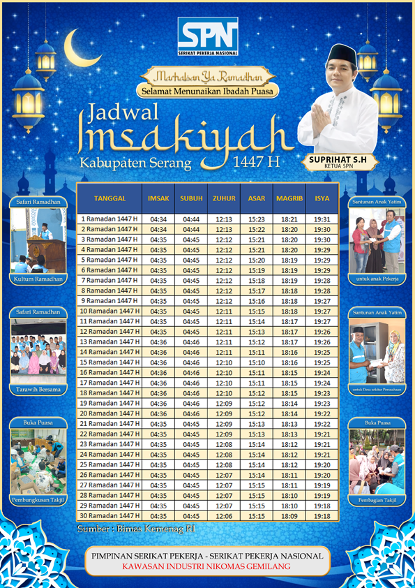 JADWAL IMSAKIYAH