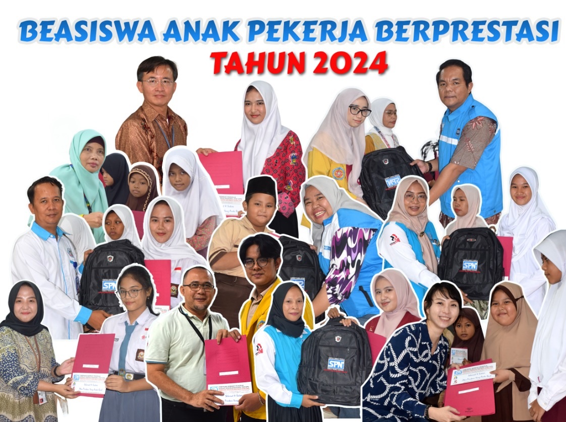 SPN dan MANAGEMENT BERIKAN BEASISWA UNTUK ANAK KARYAWAN BERPRESTASI