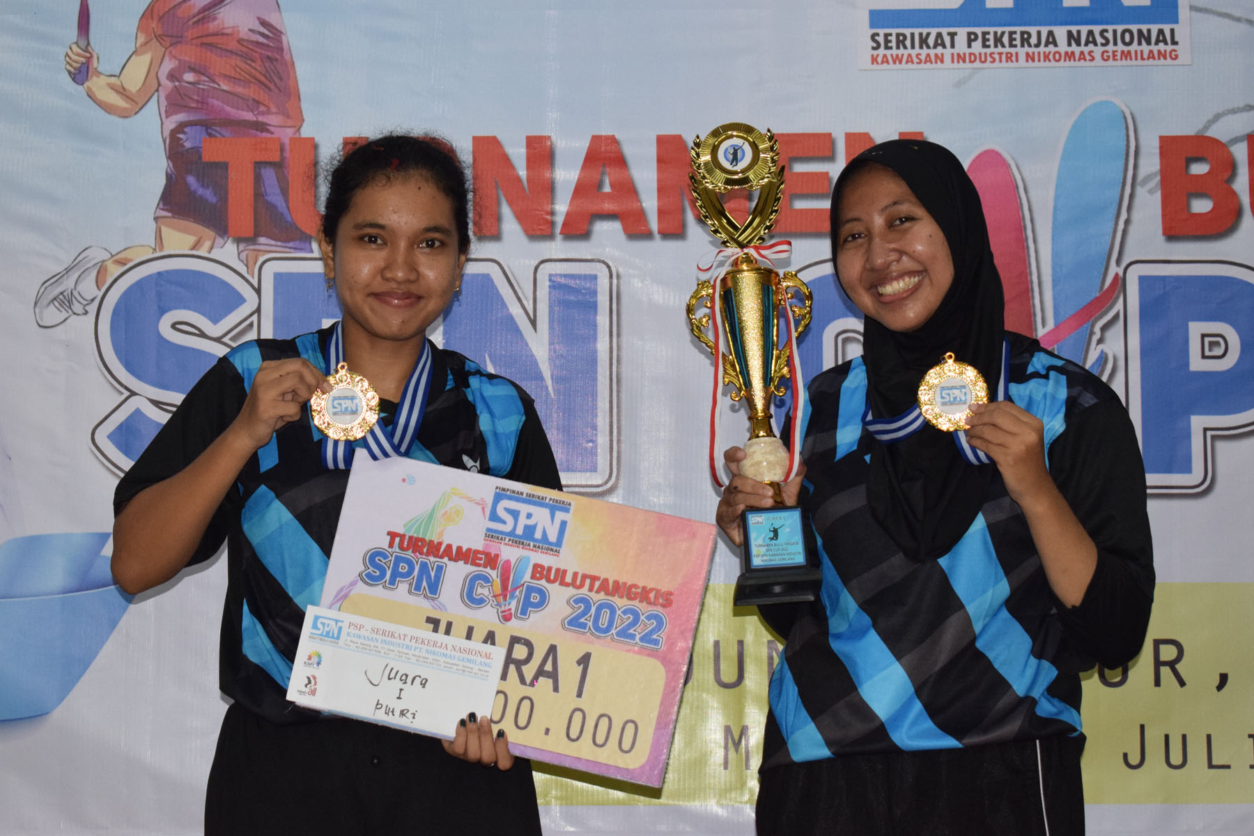 Juara Bulutangkis SPN CUP 2022