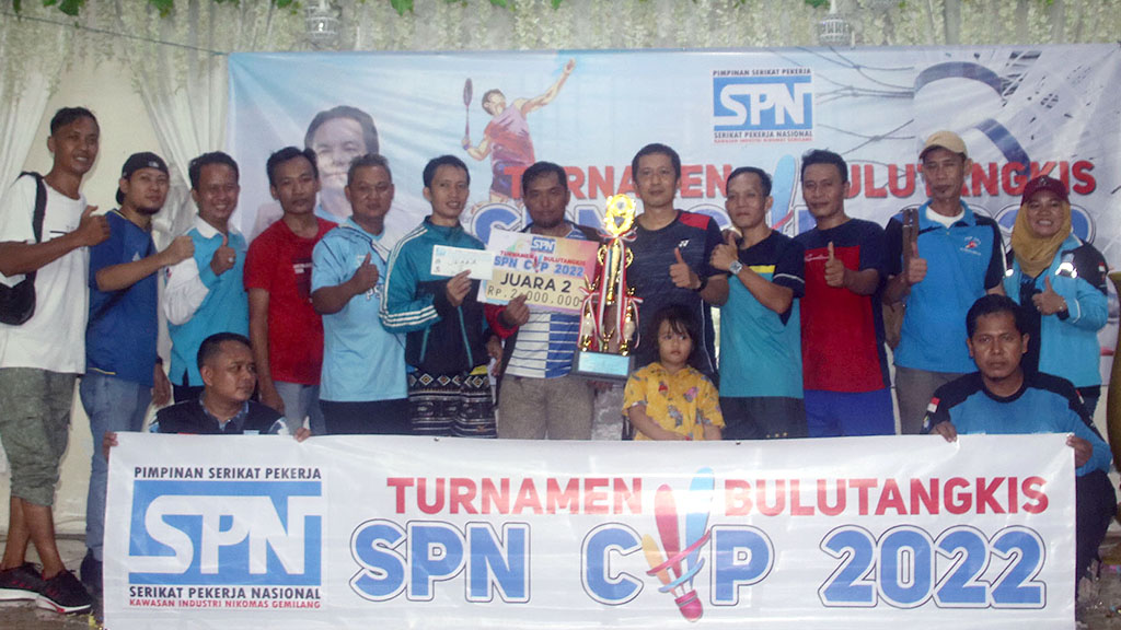 Juara 2 Bulutangkis SPN CUP 2022 Kategori Putra