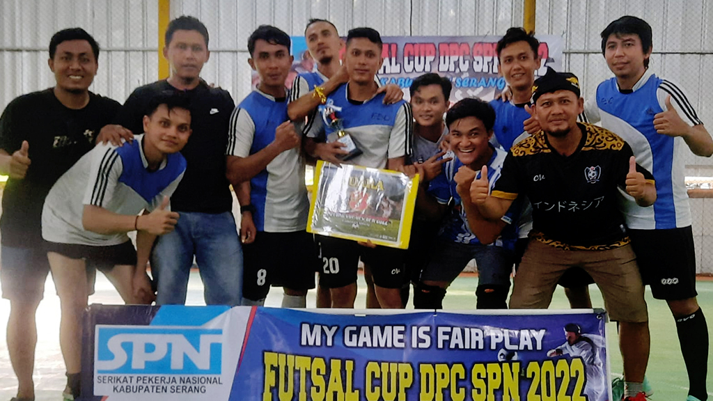 Juara 1 Turnamen Futsal antar PSP-SPN se Kabupaten Serang