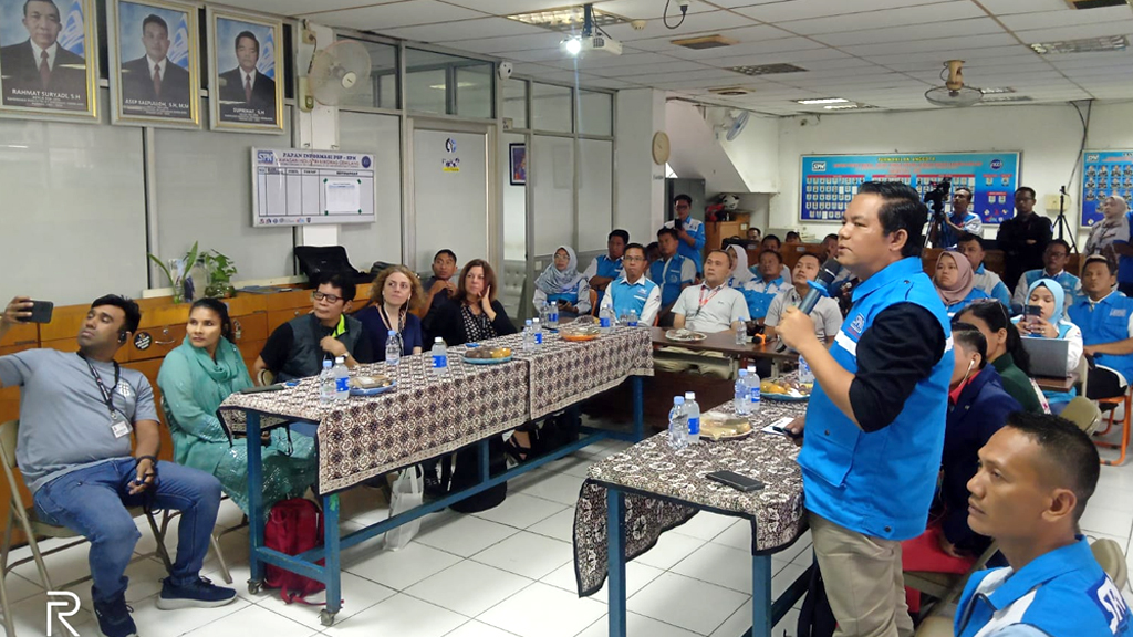 Kunjungan Tamu dari Afiliasi Internasional (Industri All)