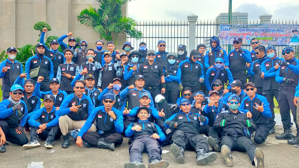 Laskar Nasional Pasca Kegiatan pengawalan Aksi Unjuk Rasa