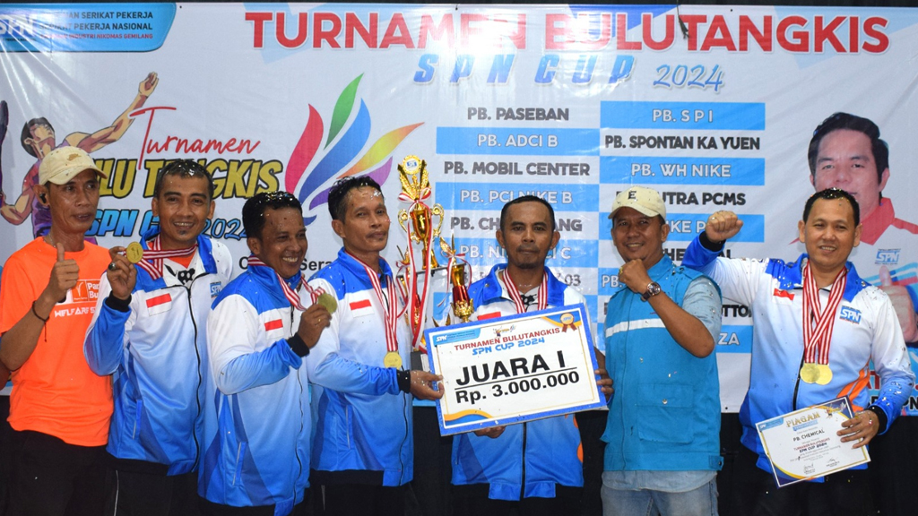 Juara Turnamen Bulutangkis SPN CUP 2024