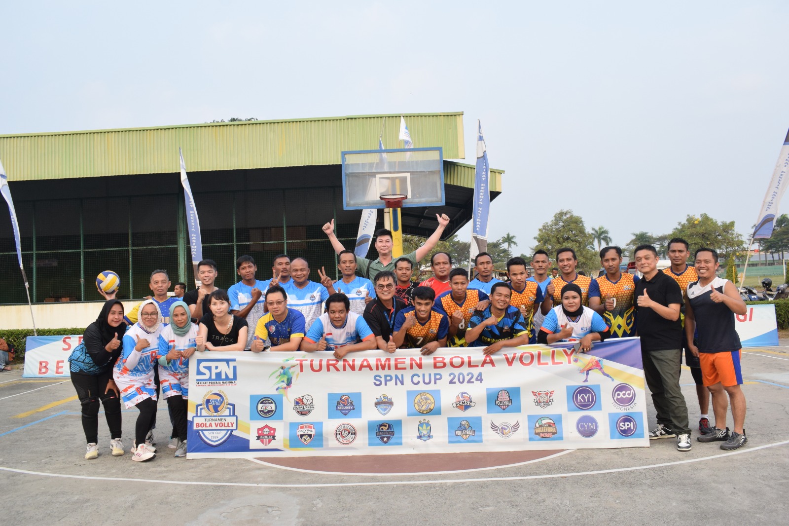 SPN di kegiatan Turnamen Bola Volly SPN Cup 2024