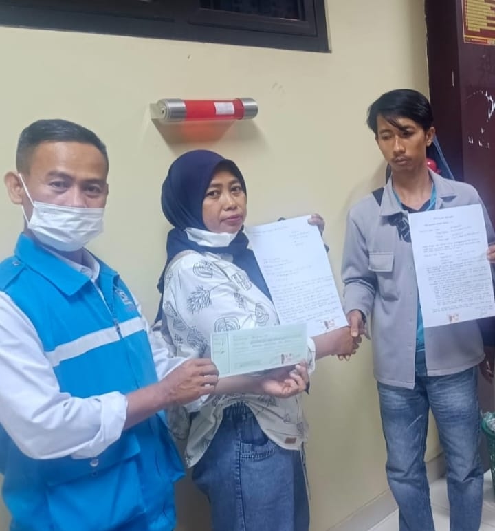 Bidang K3 dan Tim Kesehatan SPN dampingi anggota membuat pelaporan Kecelakaan di Kepolisian